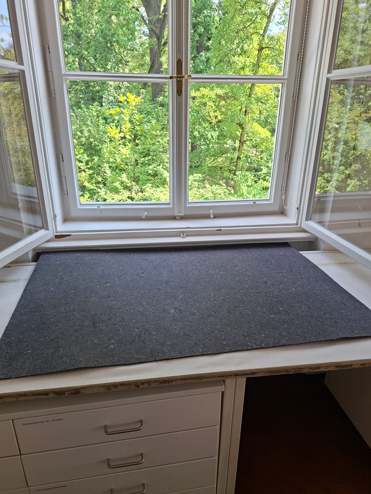 Kastenstockfenster im Innenraum