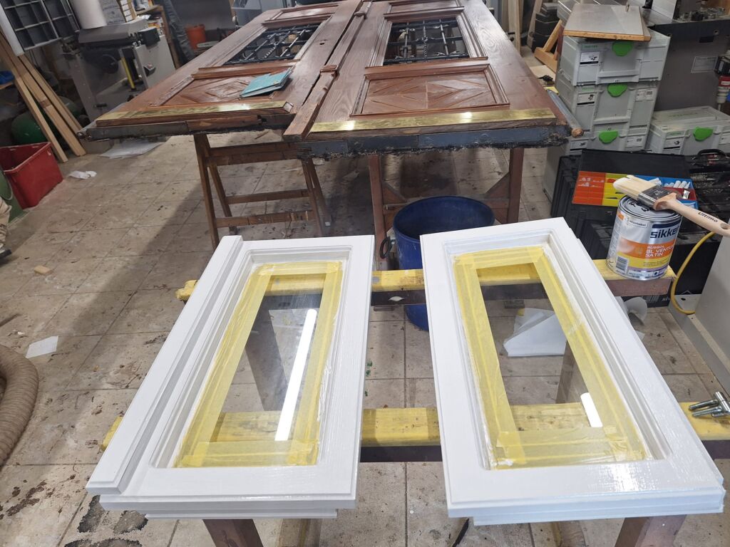 Projektaufnahme von Fensterarbeiten der Tischlerei Schiffner
